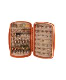 fishpond Tacky Pescador Waterproof Silicone Slit Fly Box - Small - Burnt Orange | Small Fly Fishing Fly Box - Buy Online on SooperMarket.com