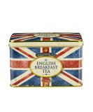 New English Teas Union Jack Tea Tin - 40 English Breakfast Teabags - 80 Count Pack - Premium Quality Tea - Buy Online on SooperMarket.com