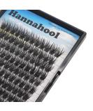 DIY Eyelash Extensions Tray - 120 Cluster Wide Stem Soft Individual False Eyelashes (16mm) - Buy Online on SooperMarket.com