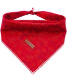 Buy Lionheart Glory Dog Haller 1 Packer Washable Soft Cotton Christmas Neck Scarf - Adjustable Red Neckerchief for Small Dogs - Buy Online on SooperMarket.com