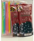BOBA Black Tapioca Pearl Bubble Tea 2 Pack + 50 BOBA Straws - 8.8 OZ - Variety Color - Buy Online on SooperMarket.com