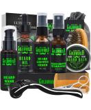 GoldWorld Beard Care Kit | Ultimate Beard Grooming Kit with Wash Oil Serum Balm & Accessories - Perfect Valentine's Day Gifts for Men Dads & Him - Buy Online on SooperMarket.com