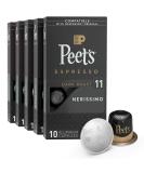 Peet's Coffee Dark Roast Espresso Capsules for Nespresso Original Machines - 50 Count - Nerissimo Intensity 11 - Buy Online on SooperMarket.com