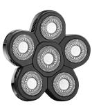 FOXSONIC 6 Blades Electric Shaver Replacement Heads 6 Blades Head Shaver Replacement Blades Bald Shaver with Blade Cover Electric Razor Shaver Head (Black) - Buy Online on SooperMarket.com