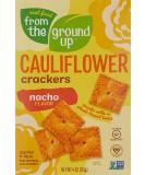 Buy From The Ground Up Cauliflower Nacho Crackers - 4 Oz | Gluten-Free Snack - Buy Online on SooperMarket.com