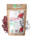 ORGANIC ORIGEENS Hibiscus Tea 200g | Dried Hibiscus Flowers for Infusions & Iced Tea | Detox Treatment - Pack of 1 - Buy Online on SooperMarket.com