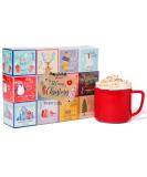 Thoughtfully Gourmet 12 Days of Christmas Hot Chocolate Gift Set Hot Cocoas in Festive Packaging Flavors Include Rocky Road Cookies and Cream Pumpkin Pie and More Set of 12 - Buy Online on SooperMarket.com