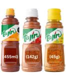 Tajin Seasoning Bundle: Clasico with Lime 142g, Habanero with Lime 45g, Chamoy Sauce 455ml - Authentic Mexican Flavouring - Buy Online on SooperMarket.com