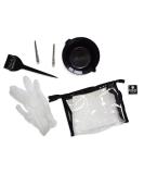 CS Beauty 6pcs Hairdressing Brush Bowl Clip Glove Combo Set - Salon Hair Colour Dye Tint Tool Kit - Buy Online on SooperMarket.com