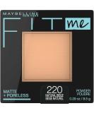 MAYBELLINE Fit Me Matte + Poreless Powder - Natural Beige 220 - Buy Online on SooperMarket.com