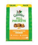 GREENIES Pill Pockets Natural Dog Treats, Capsule Size, Chicken Flavor 15.8 Ounce (Pack of 1) - Buy Online on SooperMarket.com