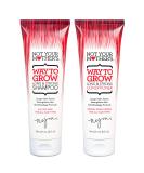 Not Your Mother's Way To Grow Damage Protecting Shampoo & Conditioner Duo Pack 8 oz (1 of each) for longer stronger hair - Buy Online on SooperMarket.com