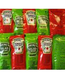 Heinz Selection 12 x 11g Ketchup & 12 x 10.5g Salad Cream (24 sachets) - Buy Online on SooperMarket.com