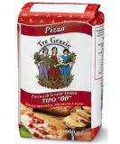 Tre Grazie - Premium Italian Soft Wheat Flour 00 - Ideal for Pizza (1Kg) - Buy Online on SooperMarket.com