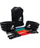 Kbands | Speed and Strength Leg Resistance Bands | Includes Speed 101 and Agility FX Digital Training Programs - Sizes for Youth, Intermediate, and Advanced Athletes Blue, Green, Red, Orange - Buy Online on SooperMarket.com