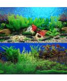 ELEBOX 20x48 Fish Tank Background - 2 Sided River Bed & Lake Aquarium Decor - H 19.5 x L 48 - Premium Quality - Buy Online on SooperMarket.com