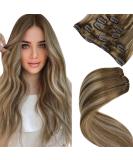 Buy Laavoo Clip-In Extensions | Real Hair Blonde Balayage & Ombre | 35cm & 70cm | Remy Smooth 5pcs - International Shipping Available - Buy Online on SooperMarket.com
