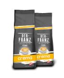 Der-Franz Crema coffee ground 2 x 500 g Crema 500 g (pack of 2) - Buy Online on SooperMarket.com