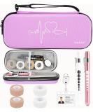 MEUUT 11-Piece Nurse Stethoscope Case Kit - Perfect Nurse Gift with Penlights, Scissor, Bandage Wraps, Badge Holders - Nurse Student Essentials in Light Purple - Buy Online on SooperMarket.com