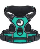 Joytale dog harness Large dogs reflective soft padded dogs curve ant zug adjustable breathable breast dishes with safe simple control handle turquoise l l (1 Pack) turquoise - Buy Online on SooperMarket.com