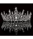 TOBATOBA Silver Wedding Tiara for Women Crystal Tiaras and Crowns for Women Wedding Tiaras for Bride Royal Queen Crown Headband Princess Quinceanera Headpieces for Birthday Prom Pageant Party - Buy Online on SooperMarket.com