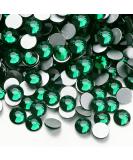 Emerald Green Glass Flatback Rhinestones 4mm SS16 - 1000 Pieces | Non Hotfix Rhinestones for Crafts, Clothes, Nails, and Face Art - Buy Online on SooperMarket.com
