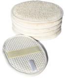 6 Pack Large Exfoliating Face Body Pad - 100% Soft Terry Cloth Loofah Sponge Scrubber Brush for Men and Women - Bath Spa and Shower - Buy Online on SooperMarket.com