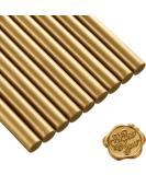 15 Bronze Glue Gun Sealing Wax Sticks for Retro Vintage Stamp and Letter | Ideal for Wedding Invitations, Cards, Envelopes, Snail Mails, Gifts - Buy Online on SooperMarket.com
