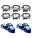HQ8 Replacement Heads for Philips Norelco Shavers, OEM HQ8 Heads Upgraded, 6-Pack - Buy Online on SooperMarket.com