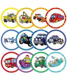 120 Pcs Transportation Style Toilet Targets for Boys | Flushable Pee Targets for Potty Training | Color Paper Tinkle Targets for Safe & Fun Learning - Buy Online on SooperMarket.com