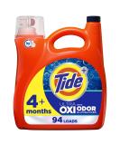 Tide Ultra OXI Liquid Laundry Detergent with Odor Eliminators - HE Compatible 94 Loads 132 fl oz | International Shipping Available - Buy Online on SooperMarket.com