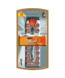BIC Comfort 3 Hybrid Men's Disposable Razor, 3 Blades, 6 Cartridges and 1 Handle, Black, For a Close and Comfortable Shave 10 Piece Set - Buy Online on SooperMarket.com