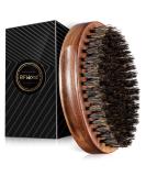 BFWood Boar Bristle Beard Brush - Premium Black Walnut Military Style - Buy Online on SooperMarket.com