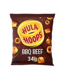 Hula Hoops Crunchy Potato Ring Crisps 34g x 32 (BBQ Beef) - Buy Online on SooperMarket.com