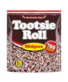 Tootsie Roll Chocolatey Twist Midgees Resealable Standup Bag Peanut Free Gluten Free original Mini Midgees 77.76 Ounce HALLOWEEN FAVORITE original 700 Count (Pack of 1) - Buy Online on SooperMarket.com