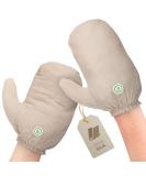 MASSAGE-EXPERT Garshana Raw Silk Gloves - 1 Pair for Ayurvedic Dry Massage & Cellulite Treatment - One Size Fits All - High-Quality - Buy Online on SooperMarket.com
