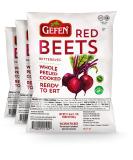 Gefen "Red Beets" Whole, Peeled, Cooked, Ready to Eat, Vacuum Packed (3 x 17.6oz Bags) - Buy Online on SooperMarket.com