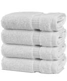 Chakir Turkish Linens | Hotel & Spa Quality 100% Cotton Premium Turkish Towels | Soft & Absorbent (4-Piece Washcloths  White) White 4-Piece Washcloths - Buy Online on SooperMarket.com