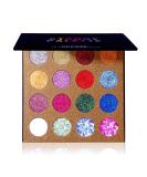 UCANBE Pro Glitter Eyeshadow Palette - Professional 16 Colors - Chunky  Fine Pressed Glitter Eye Shadow Powder Makeup Pallet Highly Pigmented Ultra Shimmer for Face Body - Buy Online on SooperMarket.com