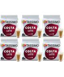Tassimo Costa Latte Coffee Pods 16 discs 8 servings (Pack of 6 Total 96 discs 48 Drinks) - Buy Online on SooperMarket.com