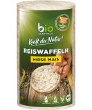 Buy Biozentrale Millet-Corn Rice Cakes - Pack of 12 (100g each) | Healthy Snacks International Shipping - Buy Online on SooperMarket.com