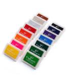 Lsushine Craft Ink Pad Stamps Partner Diy Color,15 Color Craft Ink Pad for Stamps, Paper, Wood Fabric (pack of 15) - Buy Online on SooperMarket.com