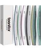 Teenitor Professional Nail File Set 6pcs Nail Buffer Blocks 240 Grit Nail Files for Natural Nails Nail File and Buffer Set Emery Boards for Nails 100/180 Grit Nail File Half-Moon Half-Moon 6 Piece Assortment - Buy Online on SooperMarket.com