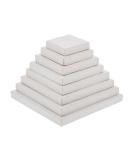 U.S. Art Supply Mini Stretched Canvas Set - Square Assortment (8 Canvases in Various Sizes) 10-Ounce Primed for Painting - Buy Online on SooperMarket.com