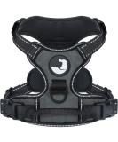 Joytale Large Dog Harness - Reflective Soft Padded Adjustable Breast Harness for Safe Control - Breathable & Comfortable - Gray (1 Pack) - Buy Online on SooperMarket.com