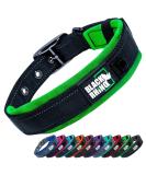 Black Rhino Comfort Collar | Super Soft Neoprene Dog Collar for All Breeds | Adjustable Reflective Weatherproof - Aqua/Gray Small - Buy Online on SooperMarket.com