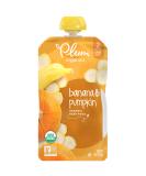 Plum Organics Stage 2 Baby Food Pouches - Banana and Pumpkin 3.5 oz (Pack of 12) | Organic Fresh Squeeze for Babies, Kids, and Toddlers - Buy Online on SooperMarket.com