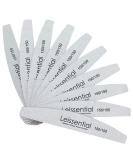 Professional Nail Files and Buffer Set - 10 Pack 150/150 Grit Double Sided Washable Manicure Tools - Buy Online on SooperMarket.com