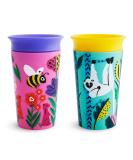 Munchkin Miracle 360 WildLove Sippy Cup 9 Oz 2 Pack Bee/Lemur - Buy Online on SooperMarket.com