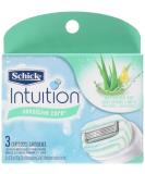 Schick Intuition Sensitive Care Razor Blade Refill Cartridges, 3 Count (Packaging may vary) - Buy Online on SooperMarket.com